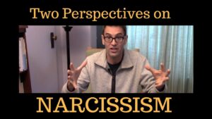 Thumbnail image of video titled "Two Perspectives on Narcissism -- A Former Therapist Explores" by Daniel Mackler