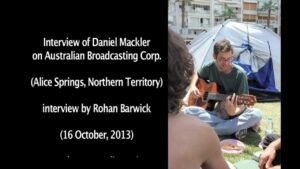 Thumbnail image of video titled "Daniel Mackler on radio